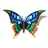 Patricia Govezensky- Original Painting on Cutout Steel "Butterfly CLXXIV"