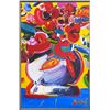 Image 2 : Peter Max- Original Mixed Media "Flowers"