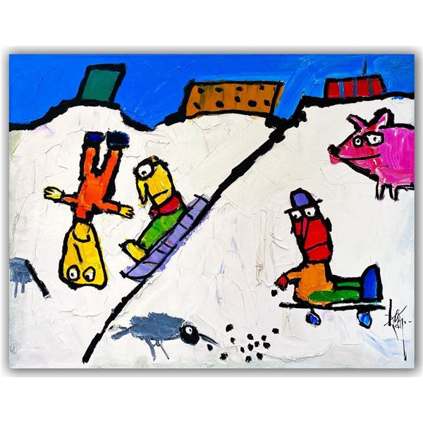 Leo Ray- Original Oil on Canvas "Untitled"