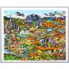 Image 2 : Charles Fazzino- 3D Construction Silkscreen Serigraph "O BEAUTIFUL FOR SPACIOUS SKIES…AMERICA…AMERIC
