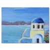Image 1 : Elliot Fallas, "Grecian Beauty" Original Oil Painting on Canvas, Hand Signed with Letter of Authenti
