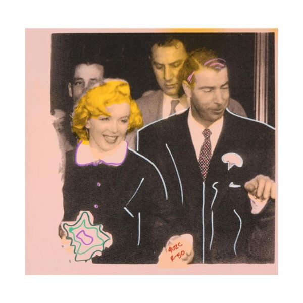 Ringo Daniel Funes, (Protege of Andy Warhol's Apprentice, Steve Kaufman), "Mr. and Mrs. DiMaggio" On