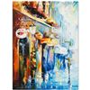 Leonid Afremov (1955-2019) "By the Light" Limited Edition Giclee on Canvas, Numbered and Signed. Thi