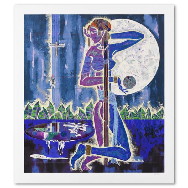 Lu Hong, "Splendor" Limited Edition Serigraph, Numbered and Hand Signed with Letter of Authenticity