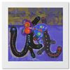 Image 1 : Lu Hong, "Kitty Camp Romance (White)" Limited Edition Serigraph, Numbered and Hand Signed with Lette