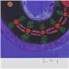 Image 2 : Lu Hong, "Kitty Camp Romance (White)" Limited Edition Serigraph, Numbered and Hand Signed with Lette