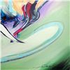 Image 2 : Alfred Gockel, "Dynamic Rotation" Hand Signed Limited Edition on Canvas with Letter of Authenticity.