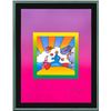 Image 2 : Peter Max- Original Lithograph "Cosmic Runner on Blends Ver. II"