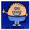 Image 2 : EXPLICIT CONTENT. Todd Goldman, "Mr Asshole" Hand Signed Original Painting on Canvas with Letter of 