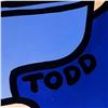 Image 3 : EXPLICIT CONTENT. Todd Goldman, "Mr Asshole" Hand Signed Original Painting on Canvas with Letter of 