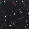 Image 2 : Tom Pergola, "One Red One" Original Acrylic Painting on Gallery Wrapped Canvas, Hand Signed with Cer