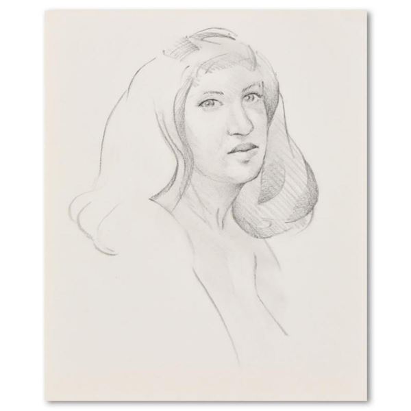 Charles Lynn Bragg, "Cynthia" Original Pencil Drawing, Hand Signed with Letter of Authenticity