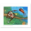 "Terrible Taz Golf" Limited Edition Giclee from Warner Bros., Numbered with Hologram Seal and Certif