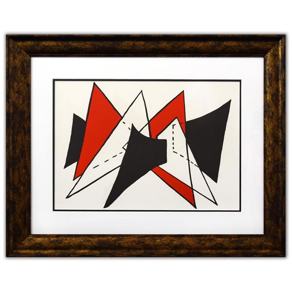 Alexander Calder- Lithograph "DLM141 - Triangles rouges"