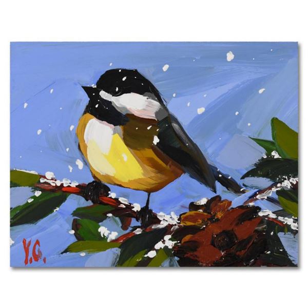 Yasna Godovanic, Original Acrylic Painting on Board, Hand Signed with Letter of Authenticity.