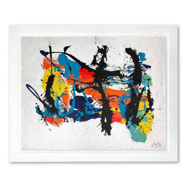 Jenik Cook, Framed Original Acrylic Painting, Hand Signed, Letter of Authenticity.