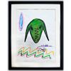 Image 1 : Menashe Kadishman- Pastel on Paper "Untitled"
