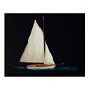 Image 1 : Alex Blokhin, "One Masted Yacht" Original Oil Painting on Canvas, Hand Signed with Letter of Authent