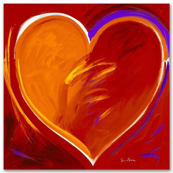 "Deep In My Heart" Limited Edition Giclee on Canvas by Simon Bull, Numbered and Signed. This piece c