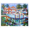 Image 1 : Yana Rafael, "Inter Coastal Luxury" Hand Signed Original Painting on Canvas with COA.