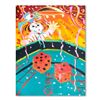 Image 1 : Paul Blaine Henrie (1932-1999), "7 Come 11" Hand Signed Original Painting on Canvas (48"x30") with L