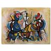 Image 1 : Roshvan, Original Acrylic and Watercolor Painting, Hand Signed with Letter of Authenticity.