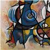 Image 2 : Roshvan, Original Acrylic and Watercolor Painting, Hand Signed with Letter of Authenticity.