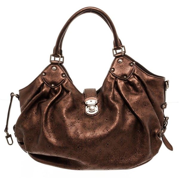 Louis Vuitton Bronze Monogram Leather Mahina L Bag