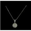 Image 1 : 0.79 ctw Diamond Necklace - 14KT White Gold