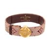 Image 1 : Louis Vuitton Burgundy Mini Lin Millennium Wish Bracelet
