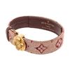 Image 3 : Louis Vuitton Burgundy Mini Lin Millennium Wish Bracelet