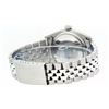 Image 4 : Rolex Mens Stainless Steel Mother Of Pearl Diamond & Emerald Datejust Wristwatch