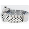 Image 8 : Rolex Mens Stainless Steel Mother Of Pearl Diamond & Emerald Datejust Wristwatch