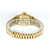 Image 7 : Rolex Ladies 18K Yellow Gold Mother Of Pearl Emerald Datejust President Wristwat