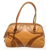 Image 1 : Prada Orange Brown Leather Shoulder Bag