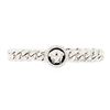 Image 1 : 18KT White Gold Fashion Cuban Link
