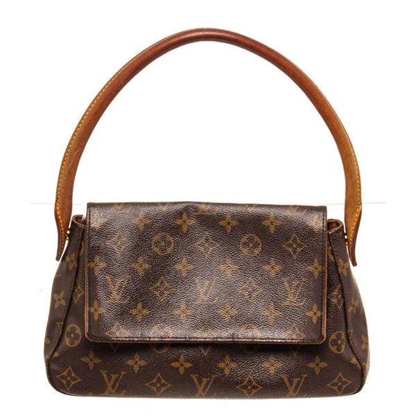 Louis Vuitton Brown Monogram Canvas Mini Looping Bag