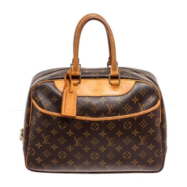 Louis Vuitton Brown Monogram Deauville Satchel