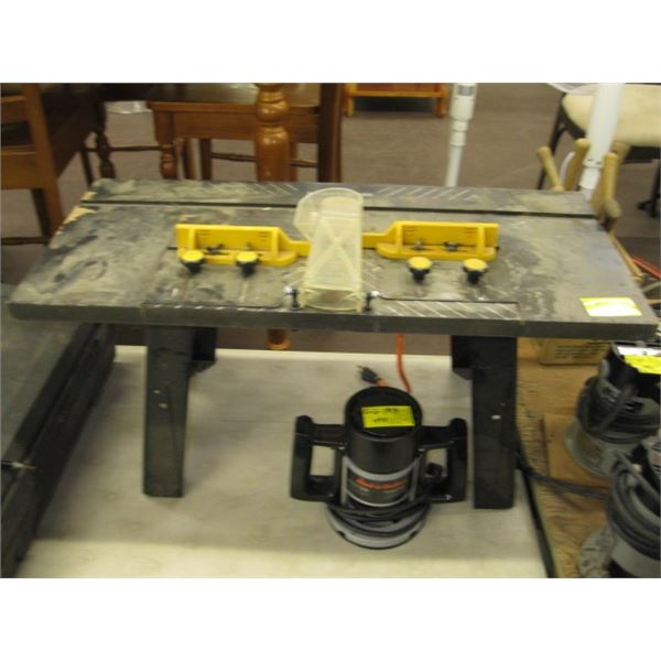 UNIVERSAL ROUTER TABLE WITH BLACK AND DECKER ROUTER