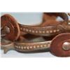 Image 8 : 2 pair spurs: North & Judd drop shank spurs w/chap guards; Buermann engraved iron spurs