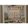 Image 2 : Winchester calendar page, Dec., 1894, 16" h x 9" w, framed