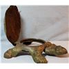 Image 2 : Iron turtle spittoon cover, mechanical and porcelain spittoon