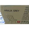 Image 2 : 2-Aralia Grey Dining Room Chair - 2 X $