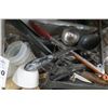 Image 3 : Shelf Lot of Utensils & Serving Trays