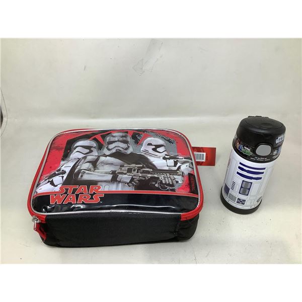 Star Wars Lunch Bag & 12oz Thermos Water Bottle