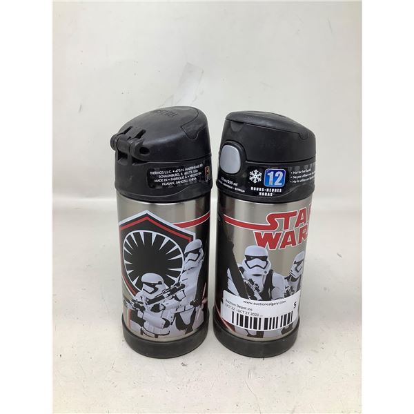 Star Wars Thermos 12oz Water Bottle X2