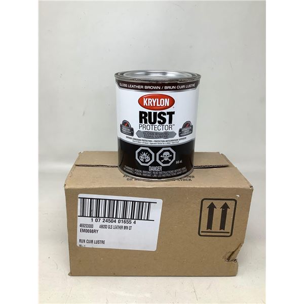 Krylon, Rust Protector, Gloss Leather Brown 946ml X2