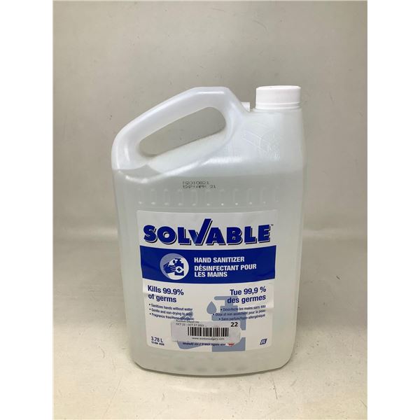Solvable Hand Sanitizer 3.78L