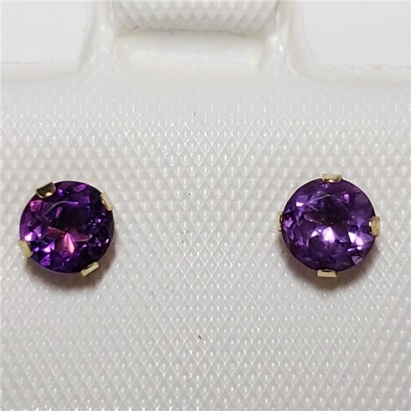 $120 10K Amethyst(0.5ct) Earrings