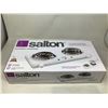 Image 1 : Salton Portable Dual Cooktop - White